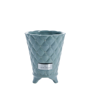 Precious flower pot hider H15 cm. light blue