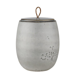 Amera jar H16 cm. grey