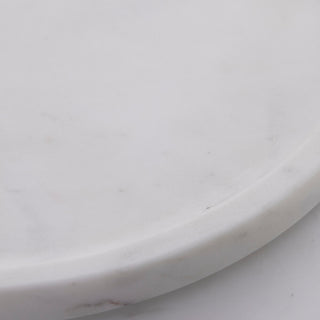 Ellia marble dish Ø25 cm. white