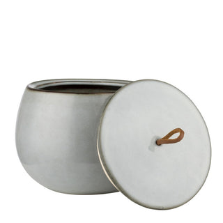 Amera jar H10.5 cm. grey