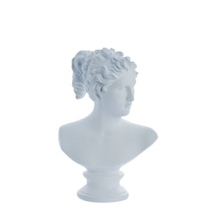 Statia bust H30.5 cm. white