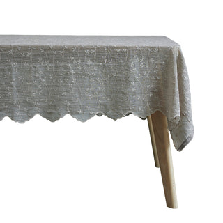 Eloise tablecloth 320x160 cm. dark sand