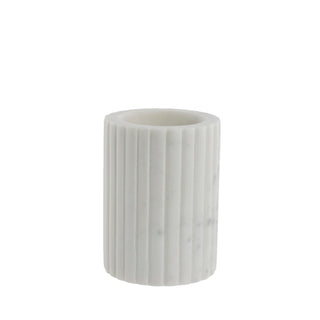 Eliana tooth mug 10.5 cm. white marble