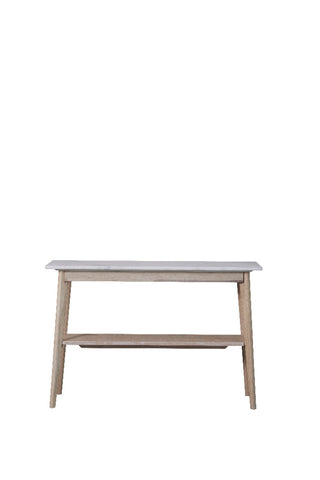 Ellie console table marble