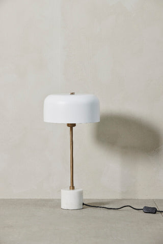 Sofillia table lamp H53 cm. white marble