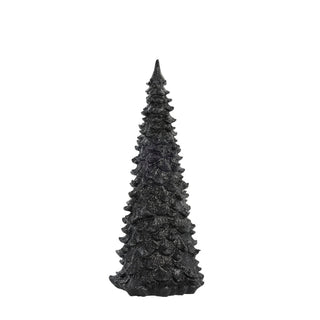 Semise decorative tree 30cm black mica