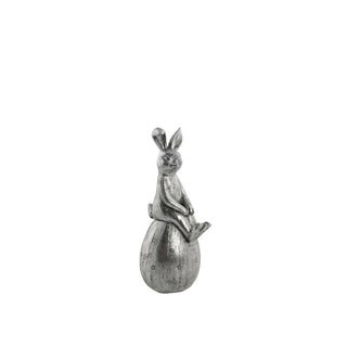 Semina Easter Bunny Figure silver 15.2 cm.