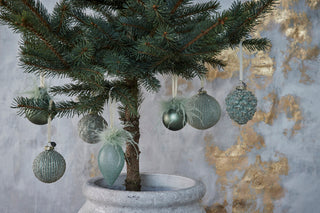 Norille Christmas ball H11 cm. dusty green