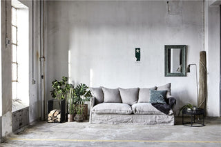 Dara sofa H75xW95xL210 cm. mørk sand