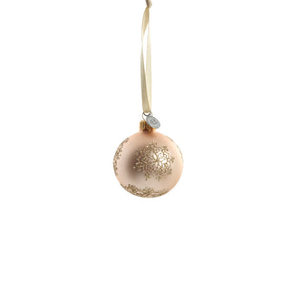 Cadelia Christmas ball 6 cm pink