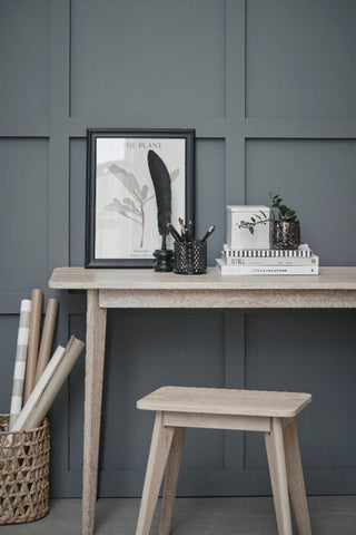 Ellie desk 75x55 cm. White wash oak