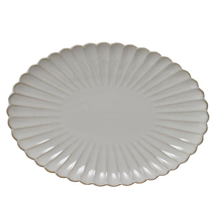 Camille dish 36x25.5 cm. off white