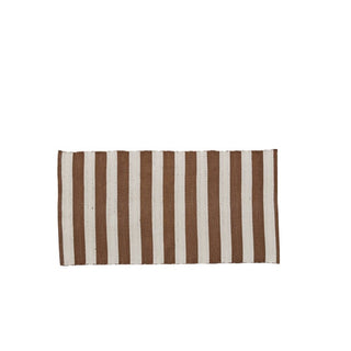 Strivie carpet 140x70 cm striped golden brown